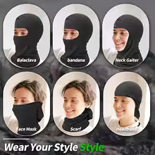 3 Pieces Quick-dry Balaclava Sports Full Face Mask
