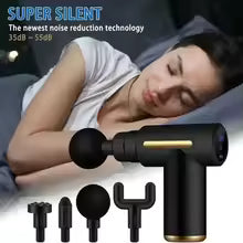 USB Mini Massage Gun Fascia Machine Muscle Relaxation Vibrating Gun Rod