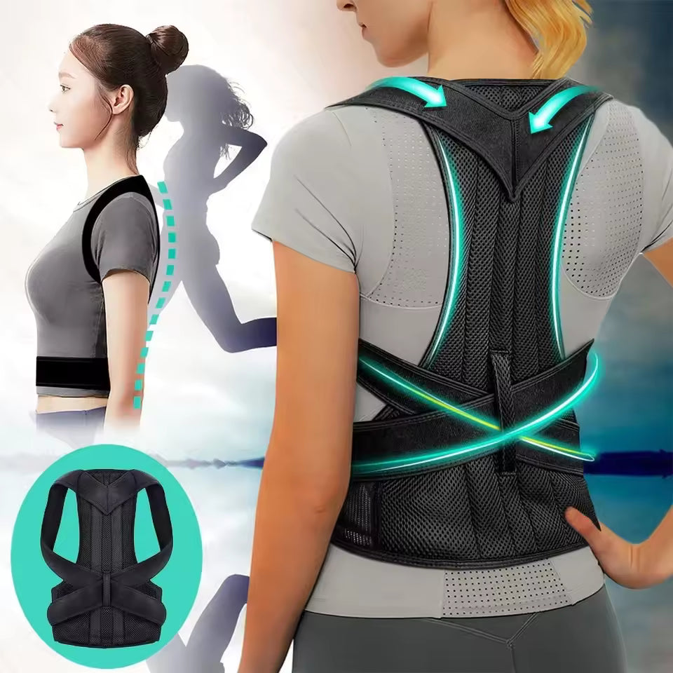 Get Upright Posture with IYDoaMea Adjustable and Breathable Polyester Posture Corrector