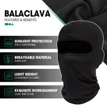 3 Pieces Quick-dry Balaclava Sports Full Face Mask